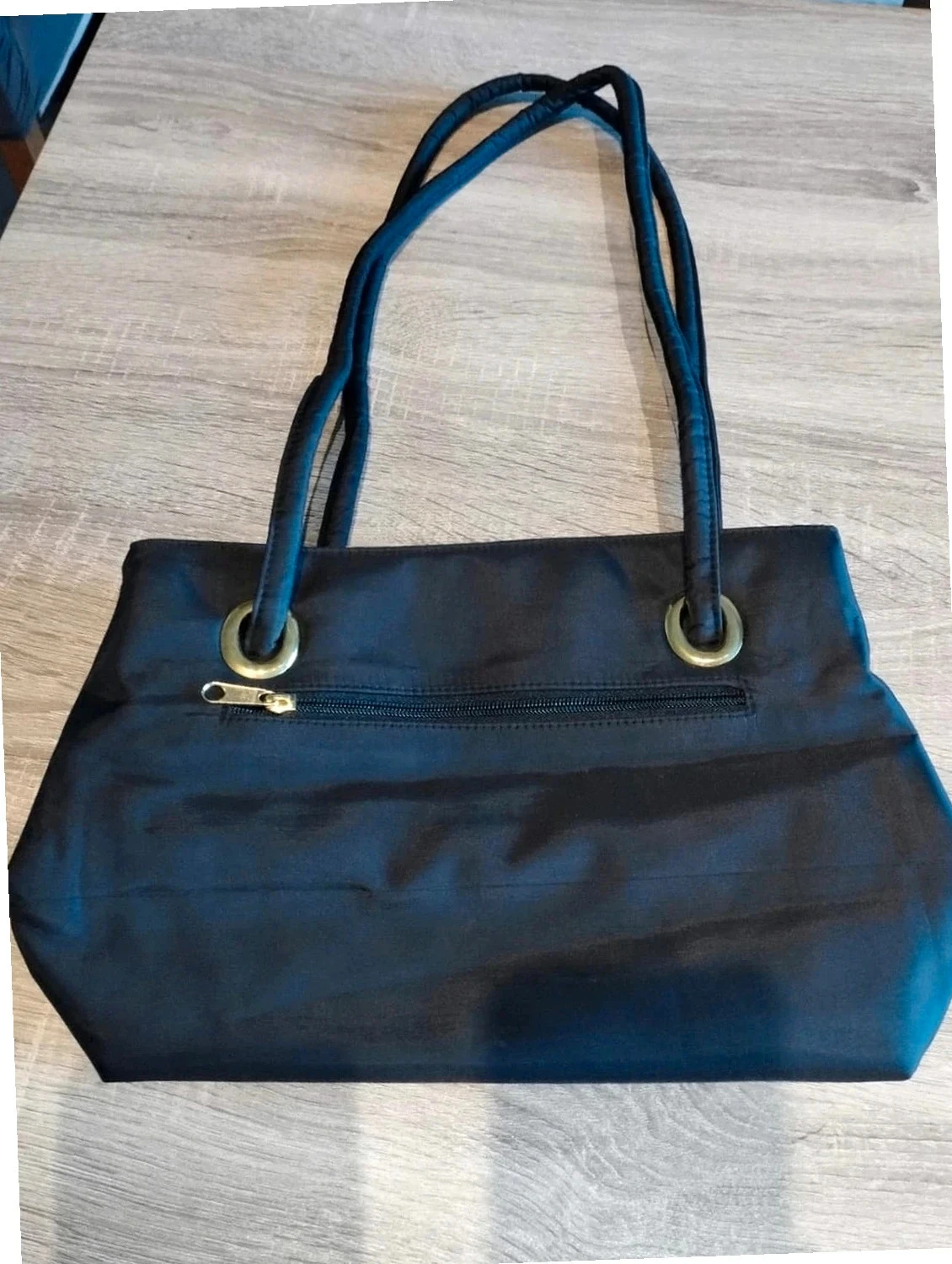 Bolsa de mão senhora. Poliéster. Cor preta – photo 2
